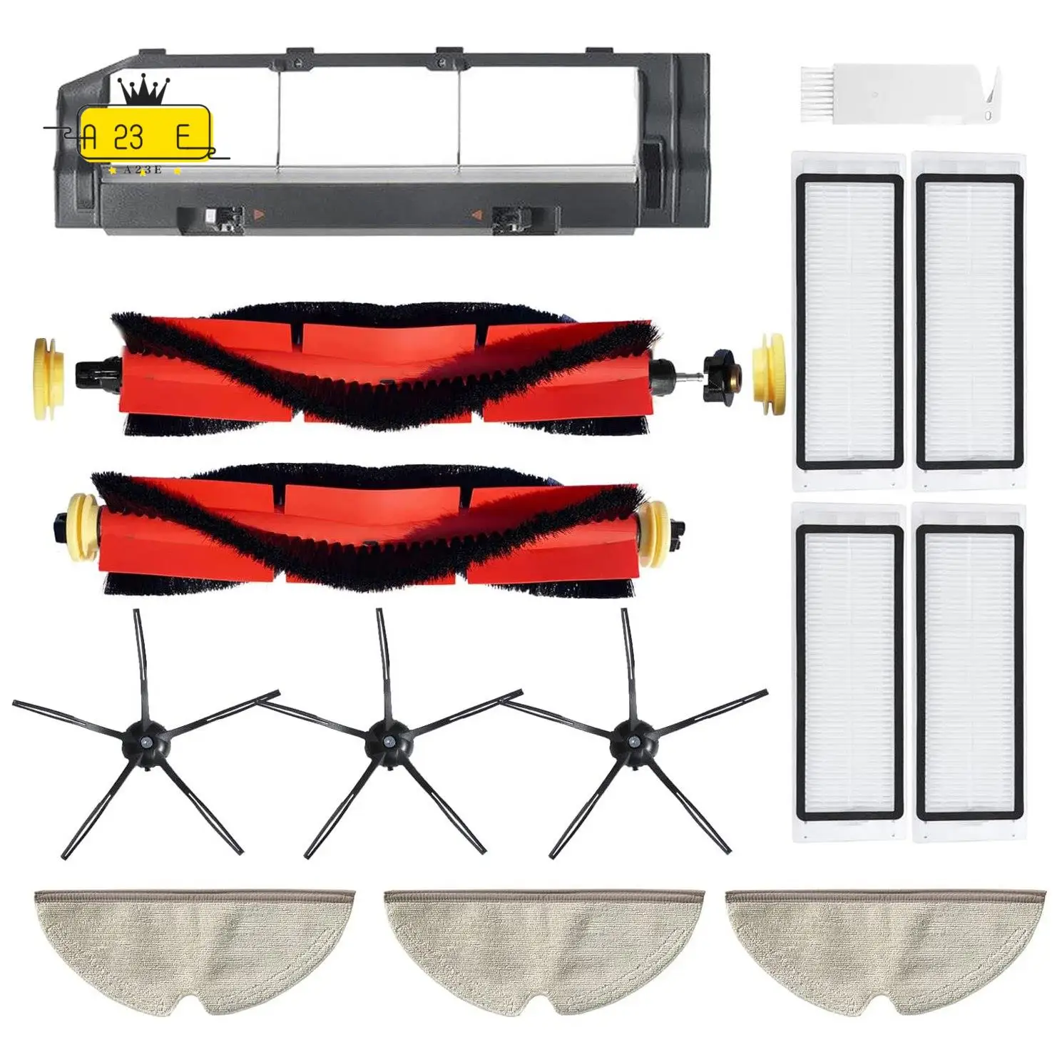 

A23E-14 Pack Replacement Parts Accessories For Roborock S6 S6 Maxv S6 Pure S5 S5 Max E2 E3 E25 E35 S50 S55 S60 S65 Vacuum
