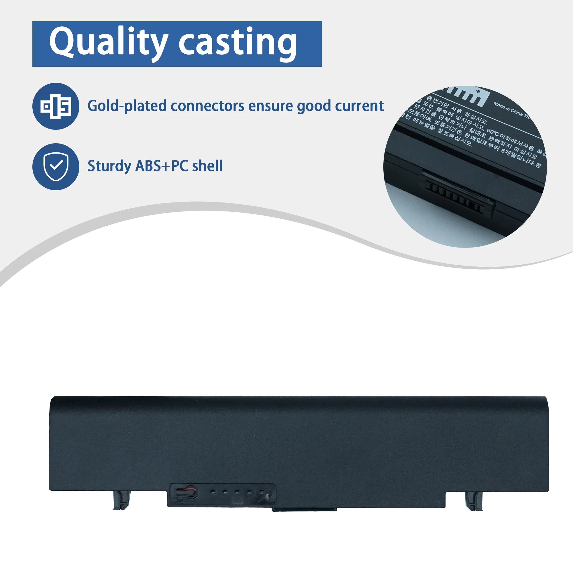 SA-R580 4400mAh Laptop Battery for Samsung AA-PB9NC6B R518 R580 R620 R428 R519 R520 R522 R540