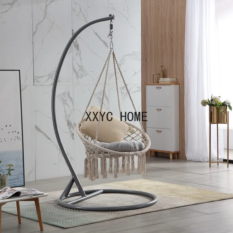 

Indoor Kids Hanging Chair Swing Relaxation Minimalistic Garden Chair Miniature Rope Cadeira Jardim Varanda Home Decoration