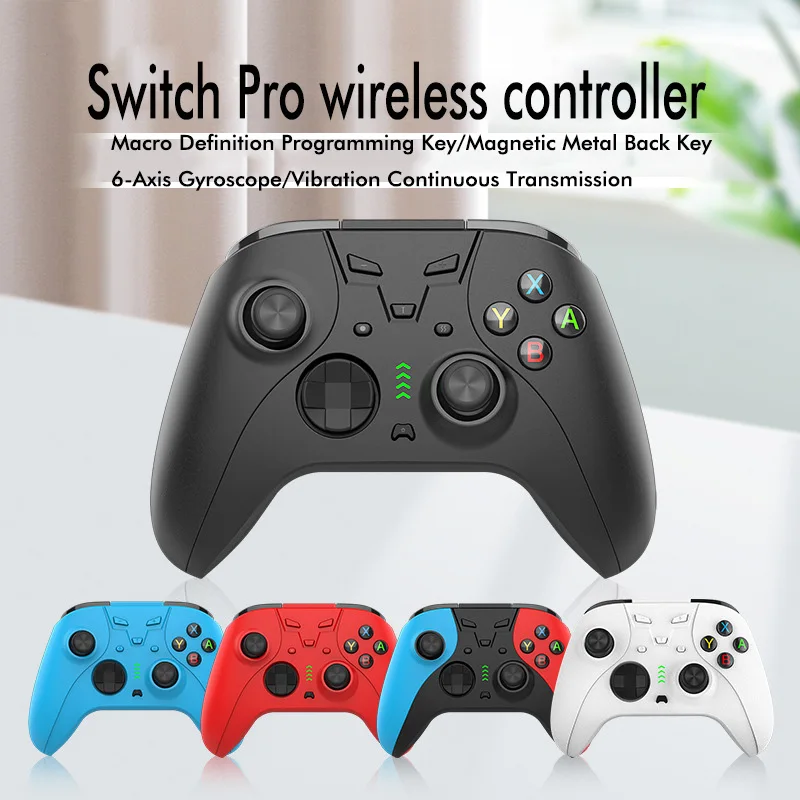 

Game Joystick With Metal Back Keys Wireless Game Controller for Nintendo Switch Pro Ns/Switch Oled/NS Lite PC Console