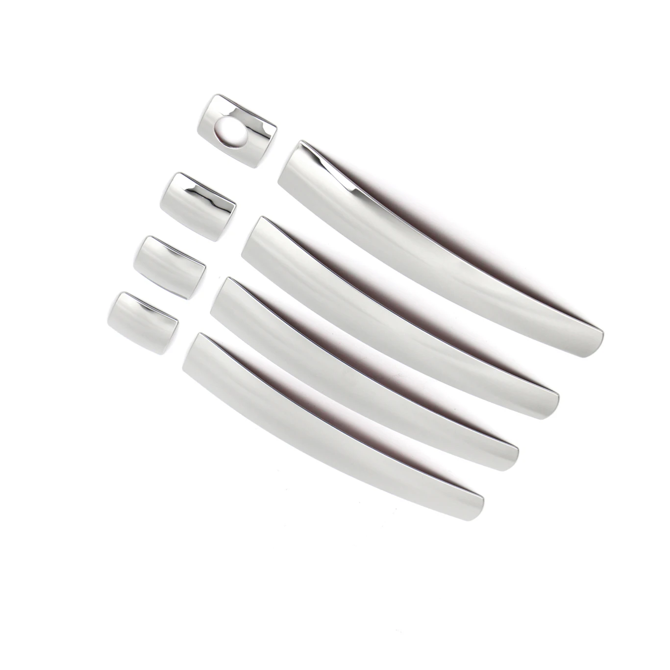 Door Handle Cover For Toyota Land Cruiser 2016 2017 / Prado FJ150 2015 2016 2017 2018 Stainless Steel Trim Bezel