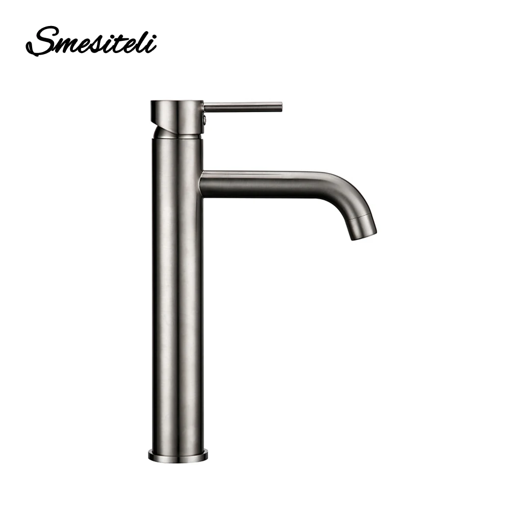 Smesiteli Bathroom Sink Basin Faucets Promotions Round Matt Black Gold Rose White Mixer Tap Small Washbasin