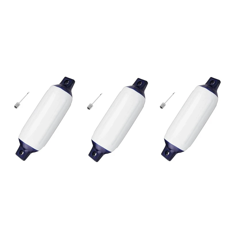 

3X Inflatable Boat Fender PVC Boat Anchor Bumper Marine Boat Fender For Boat, Sailboat, Cuddy Etc,(6.5X23 Inch)