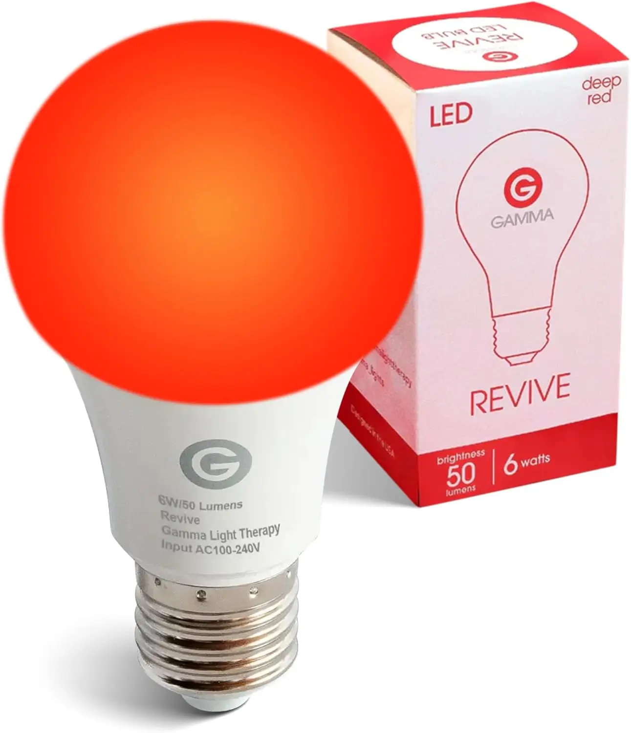 

670nm Red Light Bulb for Sleep Therapy - Promotes Melatonin, Natural Sleep Aid
