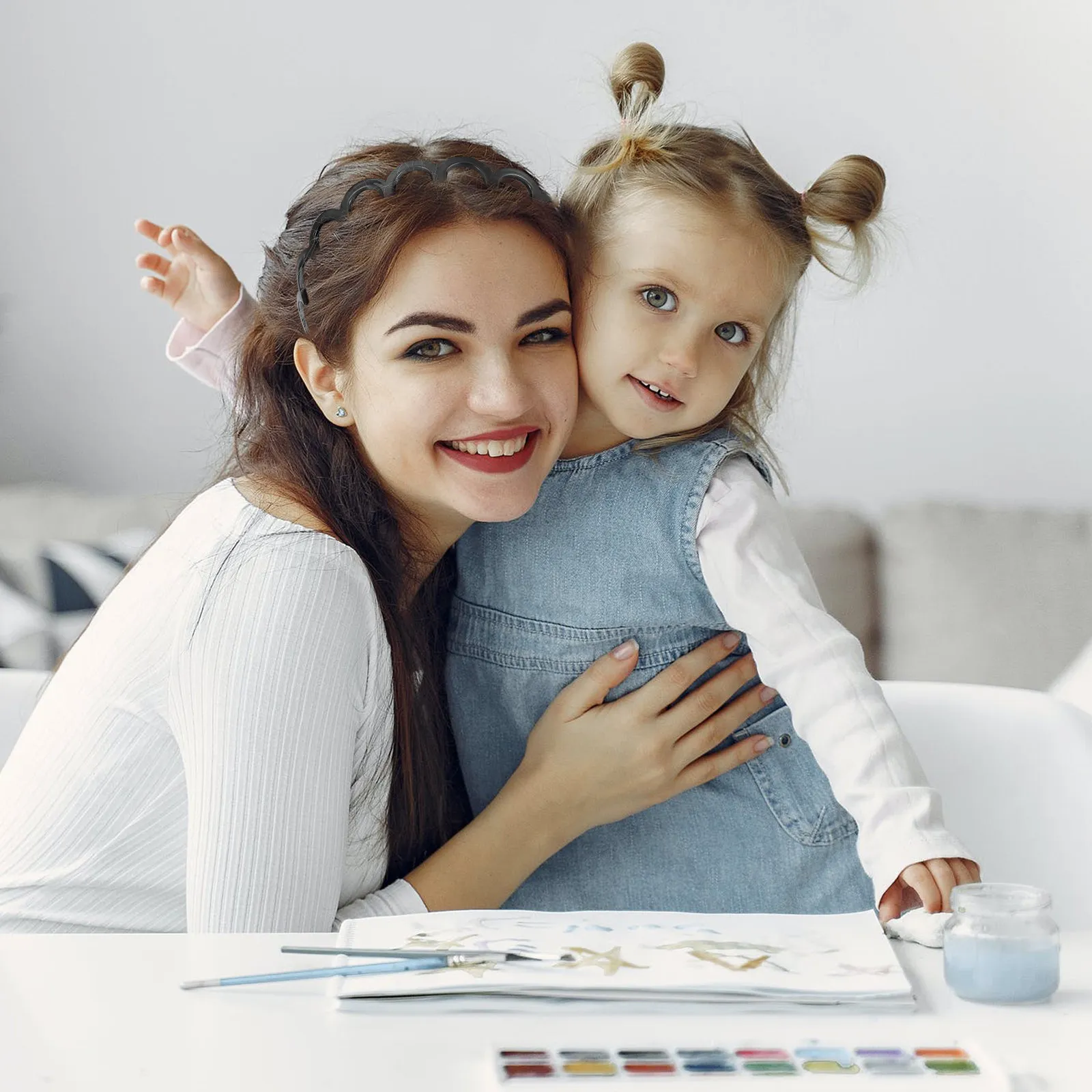 

Набор из 3-х ободков для волос с U-образными зубцами, безопасный для кожи, для умывания, укладки волос, для девочек и женщин