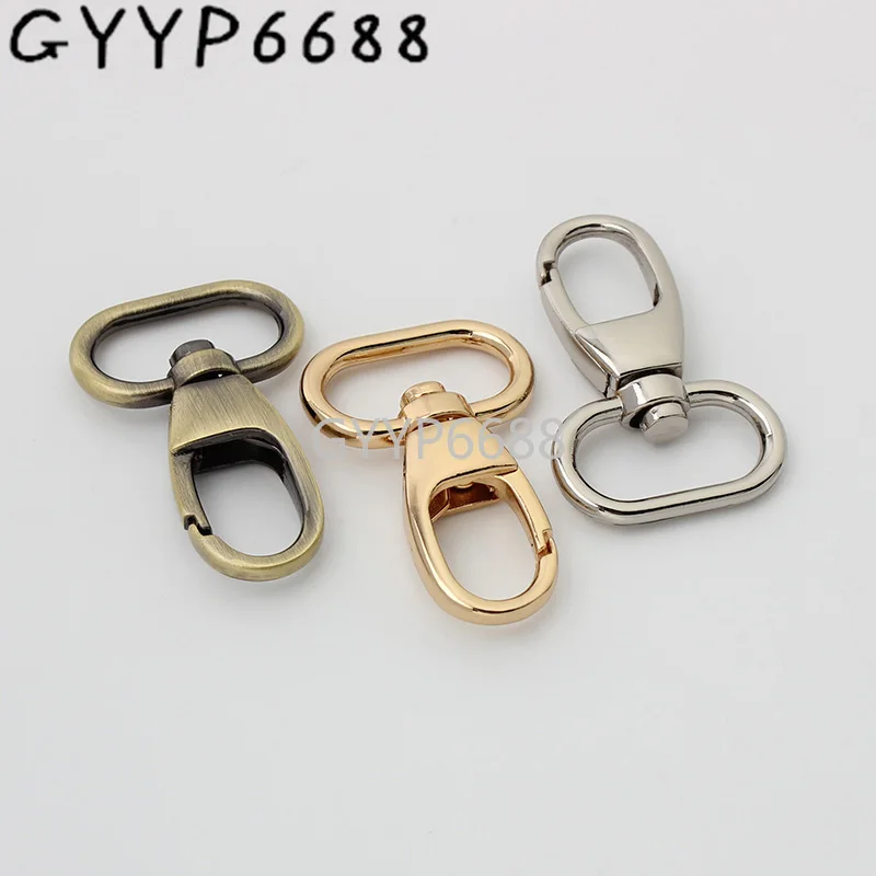 10-30-100pcs 4 colors 40*20mm metal trigger snap hook clasp for woman handbag metal clip swivel dog leash bags accessories