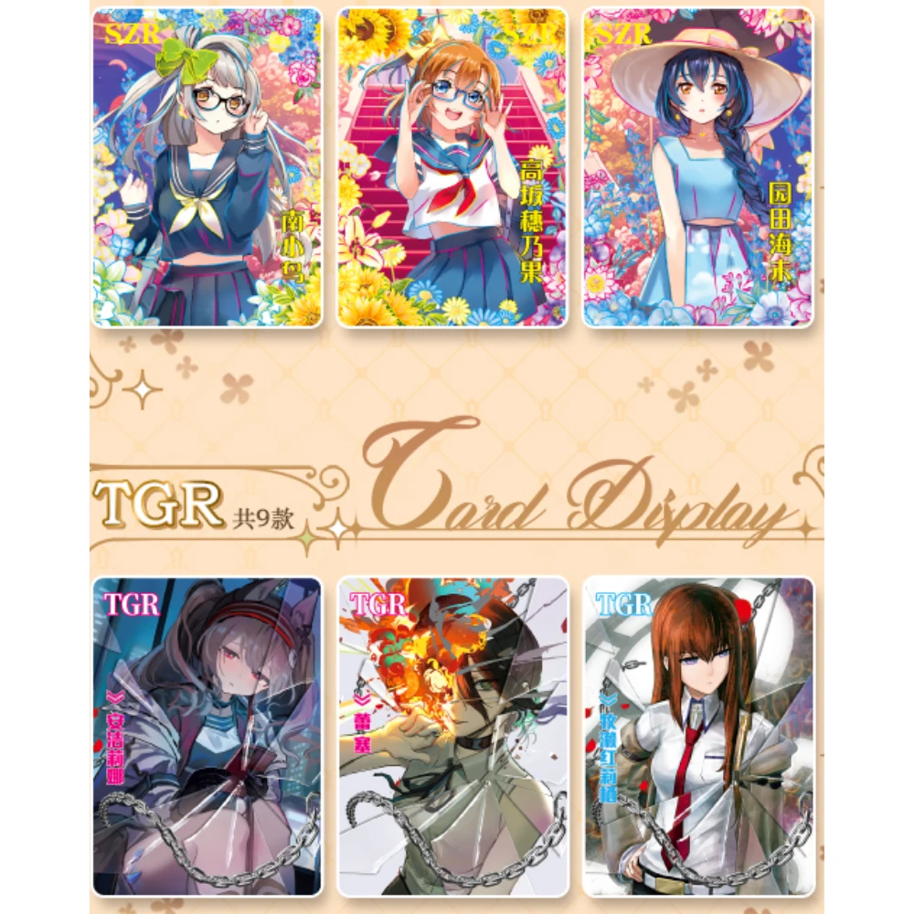 2025 여신 스토리 5M10 NS-5M10 컬렉션 카드 귀여운 애니메이션 워이푸 부스터 박스 ACG CCG TCG 동인 장난감 및 취미 선물