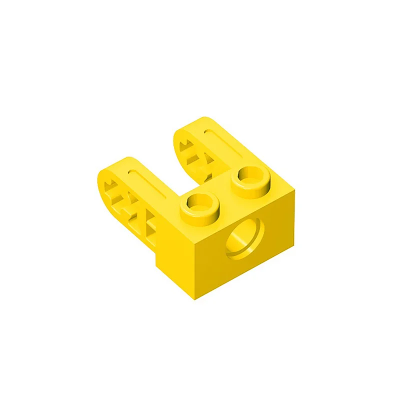 10Pcs MOC Parts 85943 High-Tech Brick 1 x 2 with Hole and Dual Beam Extensions Bricks DIY Building Blocks Particle Kid Toy