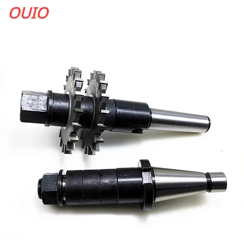 OUIO High Precision Milling Cutter Tool Rod MorseMT3 MT4 NT30 NT40--22/27/32 Installation Saw Blade Milling Cutter Three Face