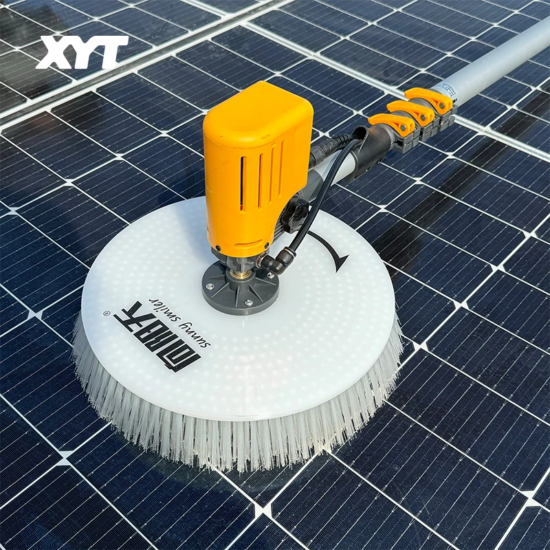 X3 Automatic Solar Panel Cleaning Robot Electric Rotating Brush Photovoltaic Cleaning Machine For Commercial Solar Systems