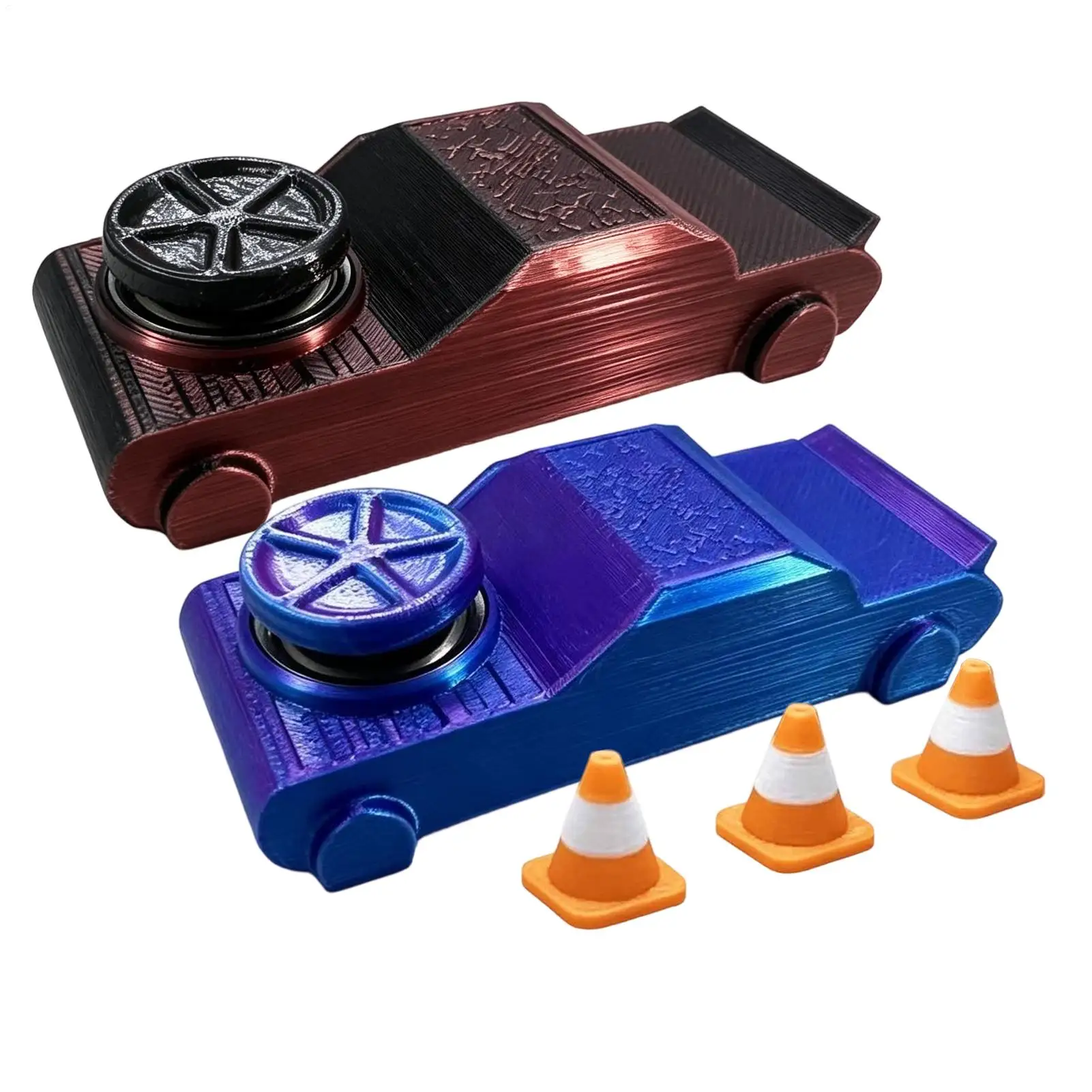 Mini Coche de Derrape de Bolsillo, Juguete Antiestrés, Set de Carreras de Escritorio, Giroscopio Giratorio, Regalos para Aliviar el Estrés en la Oficina, Modelo de Vehículo Novedoso