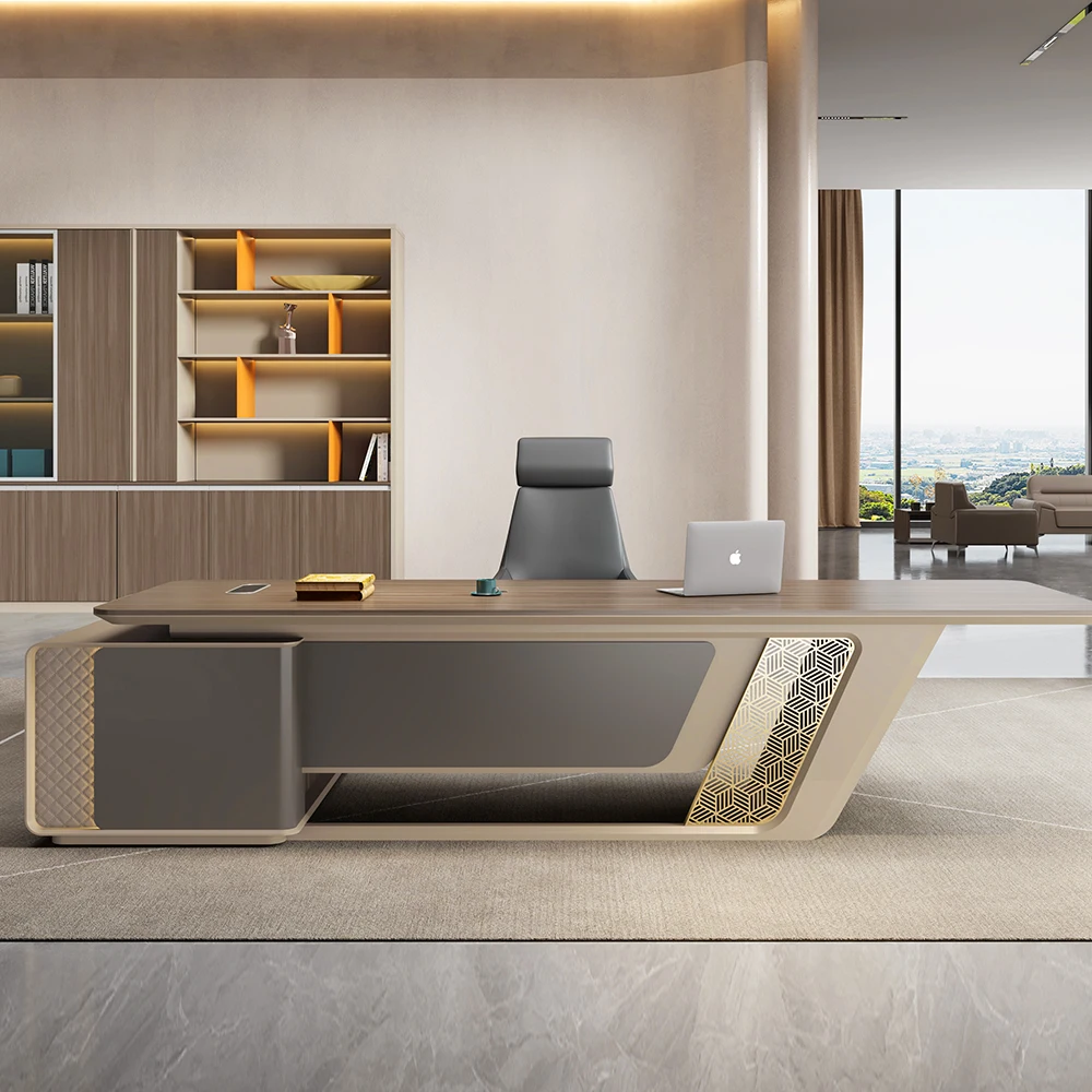 

Новый дизайн мебели для офиса, деревянный стол для руководителя, офисный стол, роскошный стол для менеджера, офисный стол для генерального директора