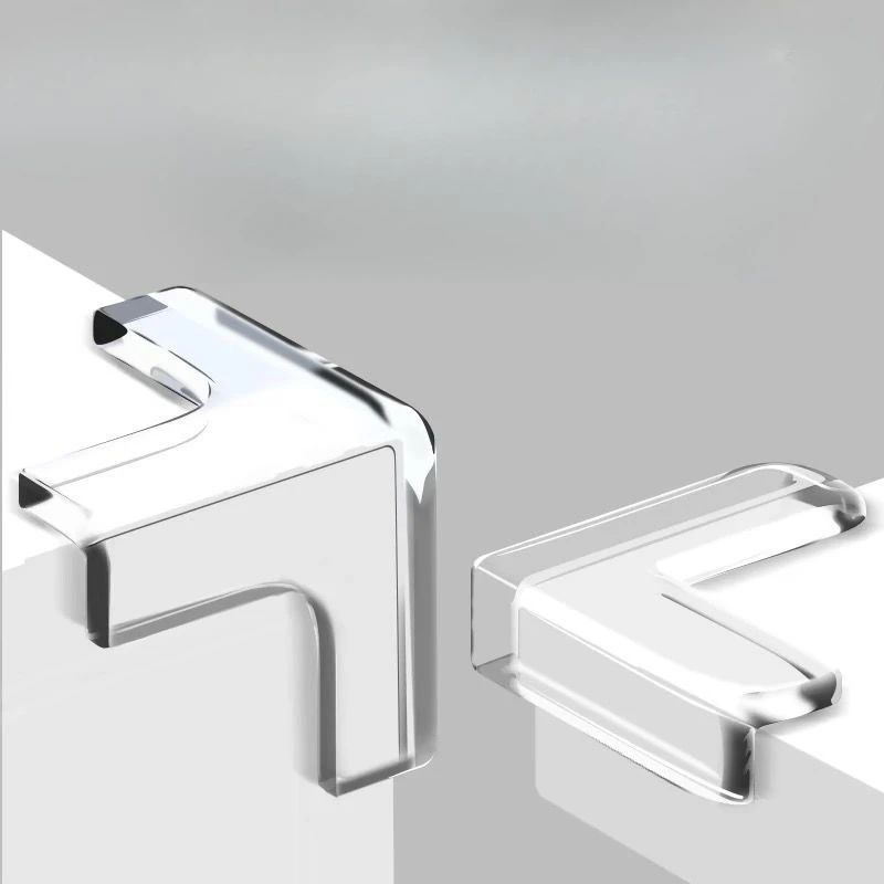 

10 Pcs Transparent Silicone Corner Guards for Table Cabinet Range Hood Anti-Collision Baby-Proof Edge Protection