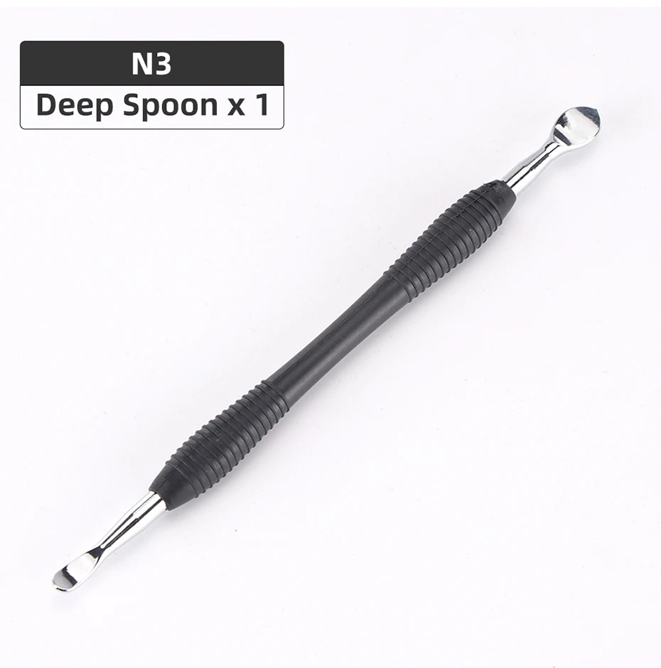 Qjh Leder Modellierung Schnitzwerk zeuge Set Modell ier punkt Stift Löffel Leder Präge Werkzeugs atz Leder Handwerk Modell ier werkzeuge Set – Detail 18