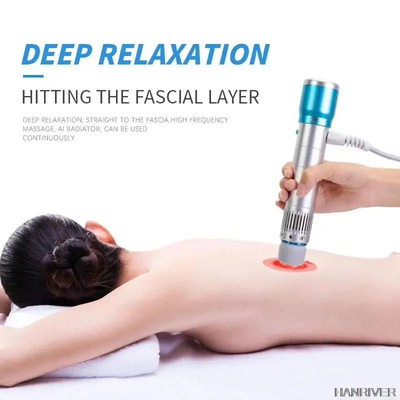 Professional Electromagnetic Extracorporeal Shock Wave Machine Portable Physical Therapy Equipment Body Pain Relief ED Treatment