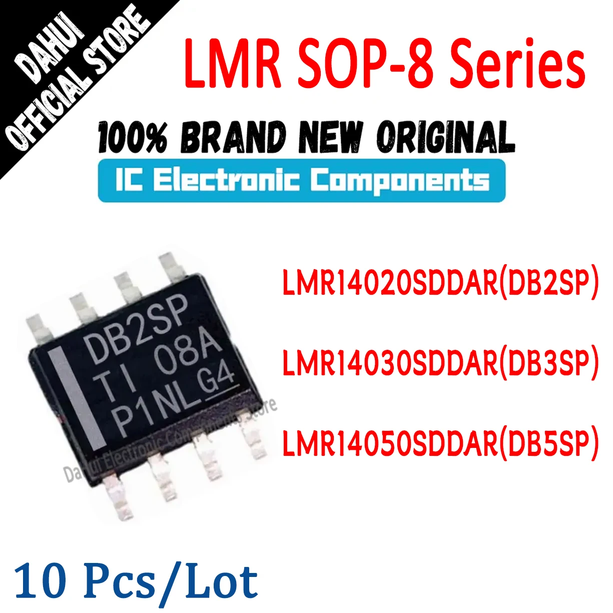 10Pcs LMR14020SDDAR LMR14030SDDAR LMR14050SDDAR LMR14020 LMR14030 LMR14050 DB2SP DB3SP DB5SP IC Chip SOP-8