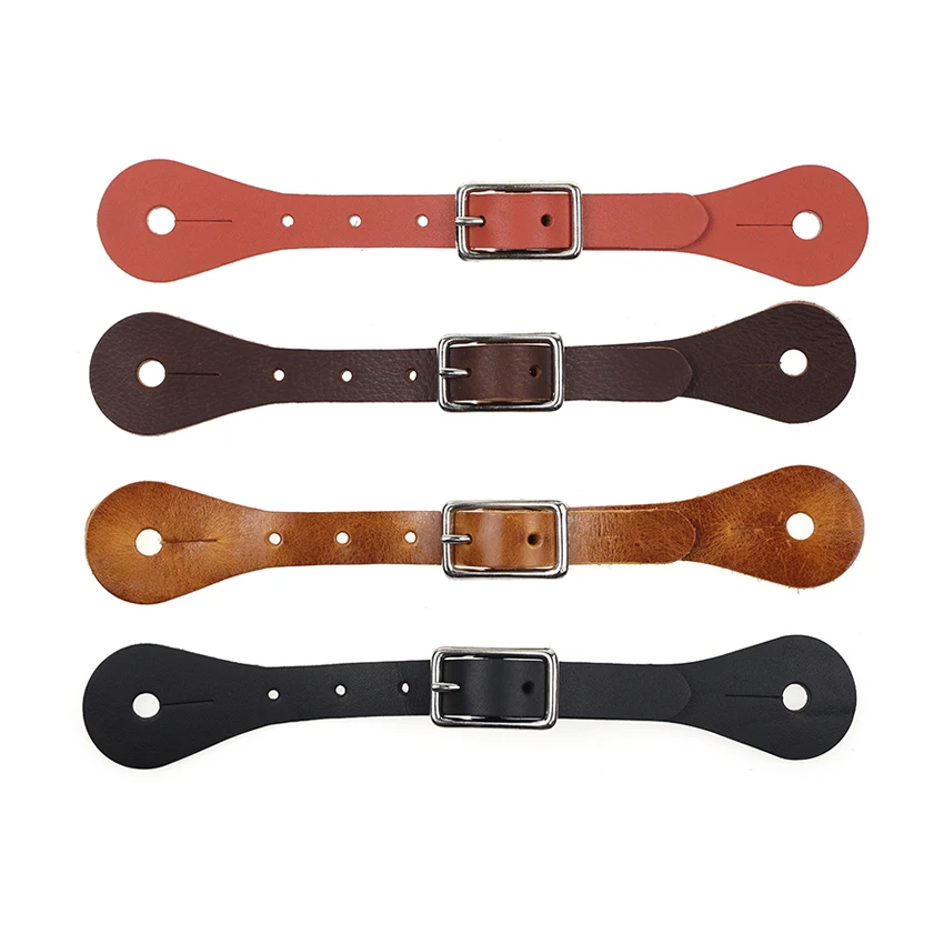 Cinturón de cuero vaquero occidental Spurs multiengranaje longitud ajustable AC7107