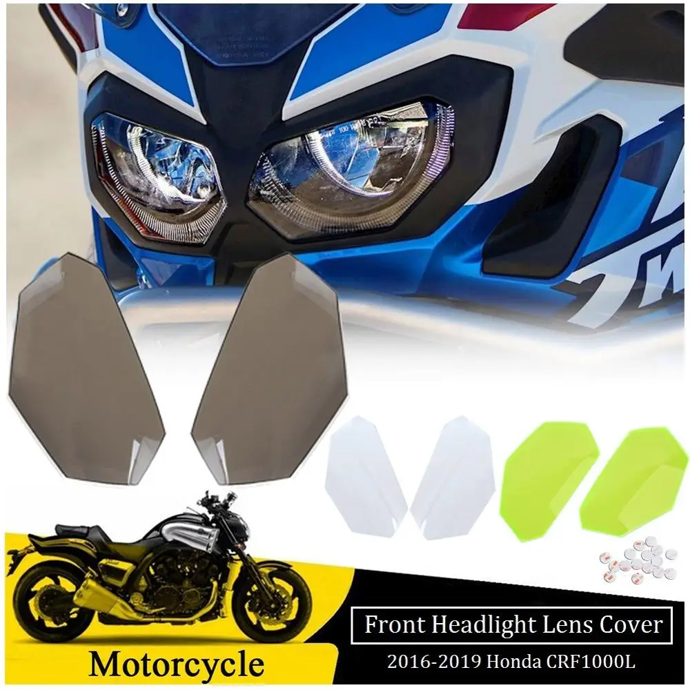 

Motorcycle Front Headlight Screen Guard Lens Cover Shield Protector for Honda CRF1000L Africa Twin CRF 1000L 2016 2017 2018 2019