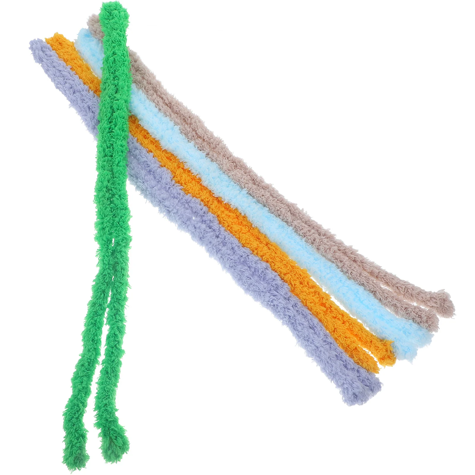 5 pçs hastes de chenille diy artesanato limpadores cor misturada barras dobráveis para crianças artesanato aprendizagem precoce suprimentos criativos