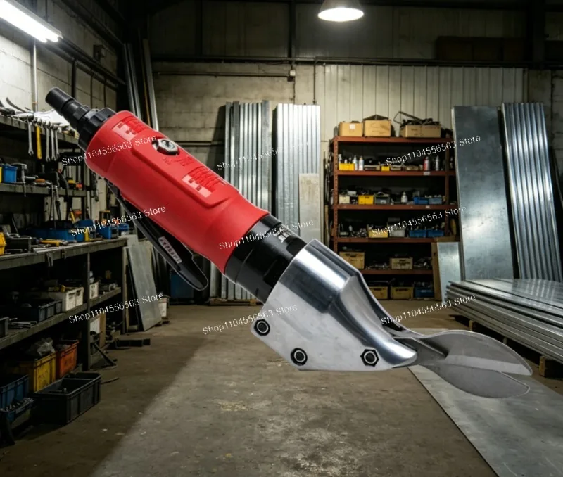 Industrial Pneumatic Scissors: Steel Wire Screen Shears, Portable Air Metal Cutter, 2600RPM, 90PSI, G1/4 Connector