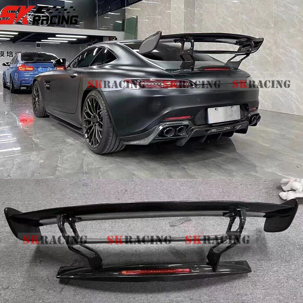 

For Mercedes Benz AMG GT/GTS 2016+ Carbon Fiber GT Rear Trunk Spoiler Wing Car Accessories