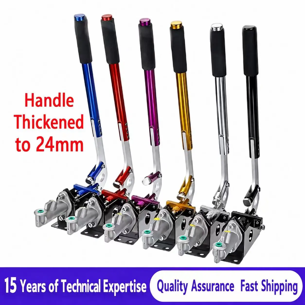 500mm Universal Hand Brake Aluminum Hydraulic Drift Brake Racing Parking Handbrake Lever Gear Long Section For Sim Racing Rally