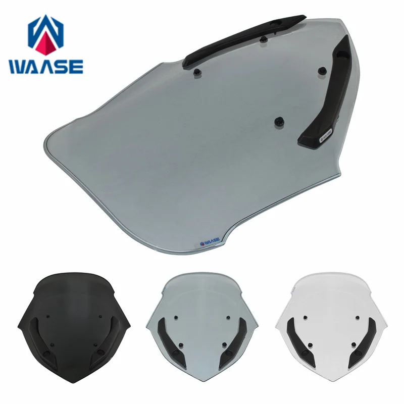 

WAASE X-MAX300 Windscreen Windshield Wind Deflector Shield Screen Visor Glass For Yahama XMAX300 2018 2019 2020 2021 2022