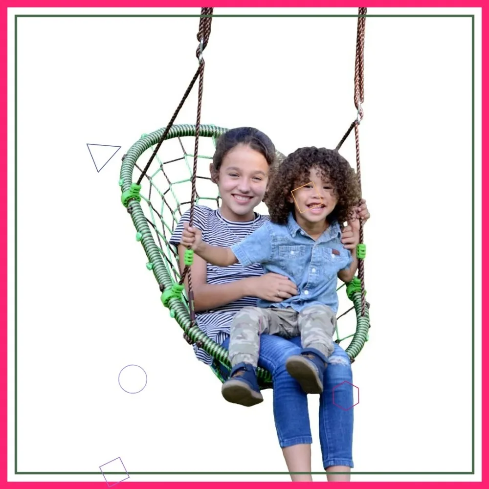 

Outdoor Tree Swing Chair for Kids and Adults, Adjustable Multi-Position Design, Weather Resistant Heavy Duty Frame Holds 200lbs