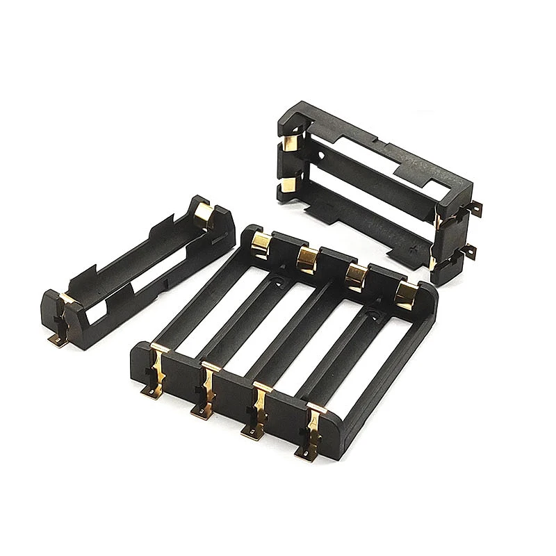 1x2x3x4x 18650 SMT Battery Holder 18650 SMD Battery Box Storage Case Container Power Bank With Bronze Pins Rechargeable SMT