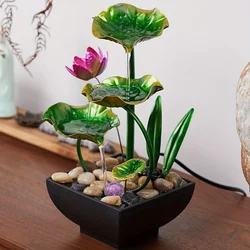 1pc 3-Tier Design Soothing Sounds Relaxation Tabletop Fountain Simple Living Room Office Desktop Decoration Running Waterfall