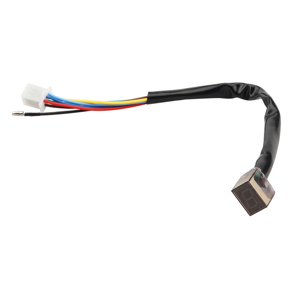 Universal LED Gear Indicator for Motorcycle, Digital Speedometer Gear Display & Shift Lever Sensor Kit