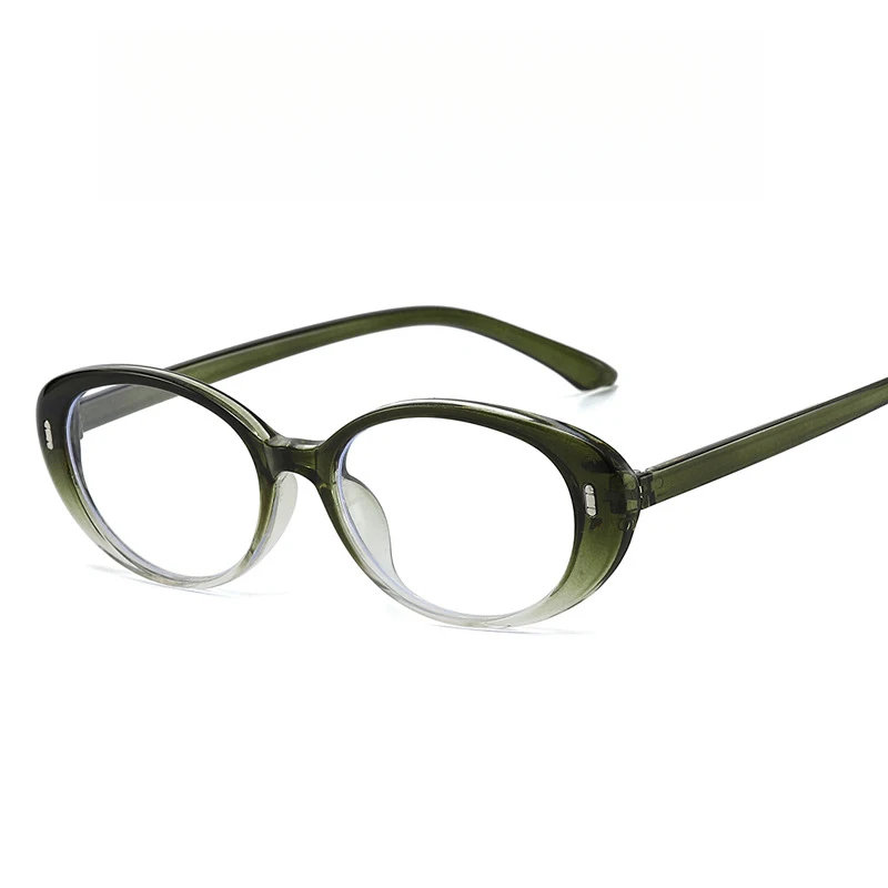 European and American oval anti-blue light glasses for women, as a daily styling accessory for the eyewear frame