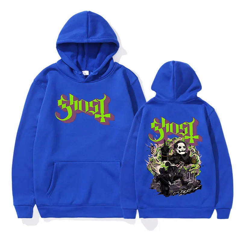 New Rock Ghost Band Print Hoodies Men Women Singer Graphic Printing Sweatshirts for Fans Casual Clothing Sudaderas Hip Hop Hoody