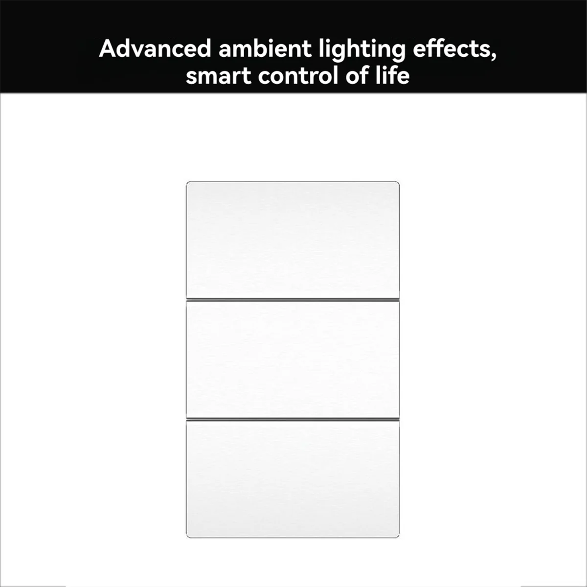 2025+Tuya WiFi US مفتاح الإضاءة الذكي زر التبديل مع التحكم في تطبيق الضوء المحيط يعمل مع المنزل 3 فتح