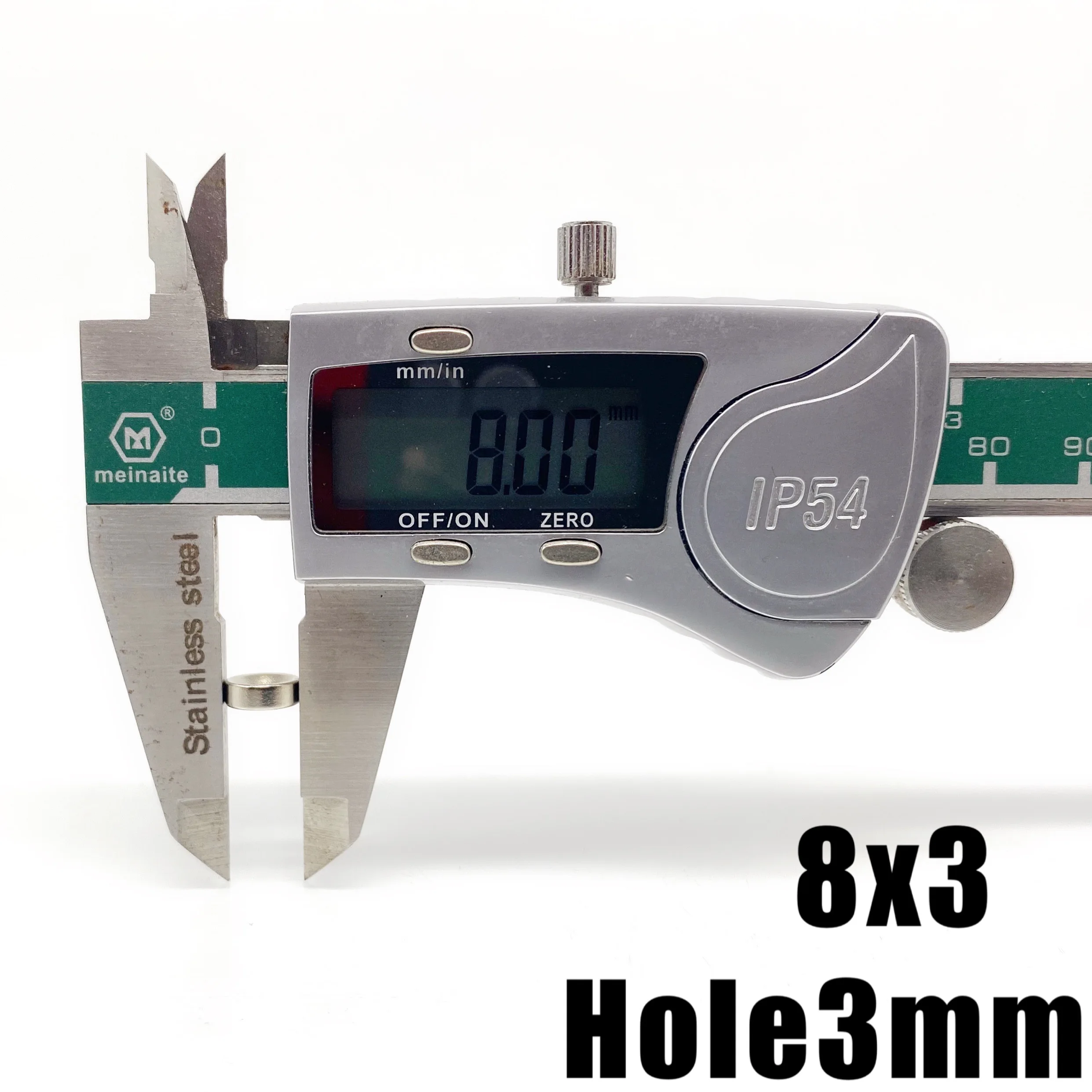 10/30/50/80/100 ks 8x3-3 neodym magnetem 8mm x 3mm díra 3mm kolo ndfeb magnetem N35 super silná trvalý magnetický imanes disk