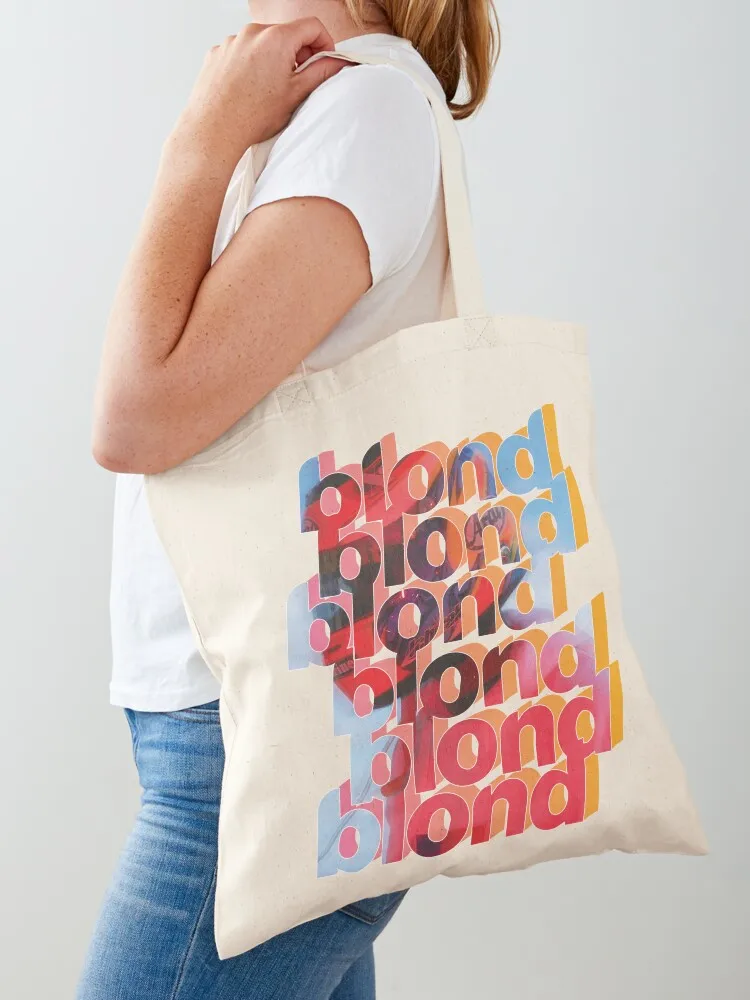 

repeated blond logo Tote Bag tote bag men Handbags shopping bag