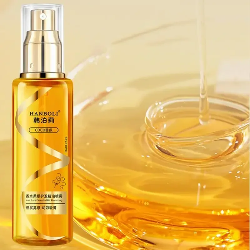 100ml Hair Oil Spray Harmless Hair Oil for Curly Oil Sheen Hair Spray for Moisturizing and Nourishing Gift for Women