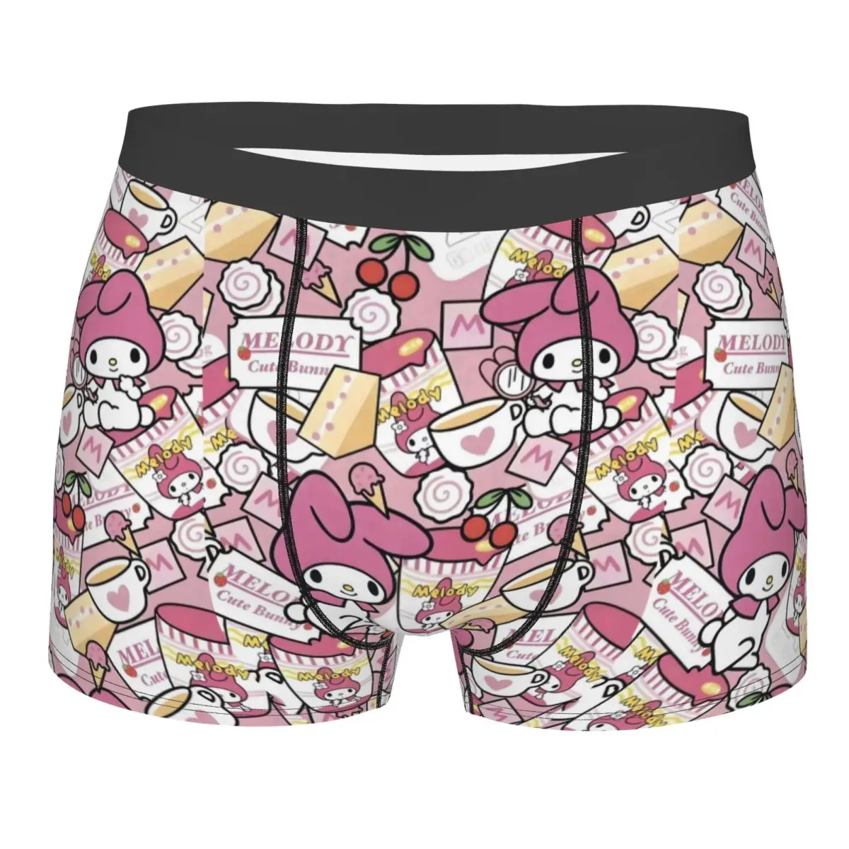 

Custom Cartoons Melody Underwear Men Stretch Boxer Briefs Shorts Panties Soft Underpants For Homme