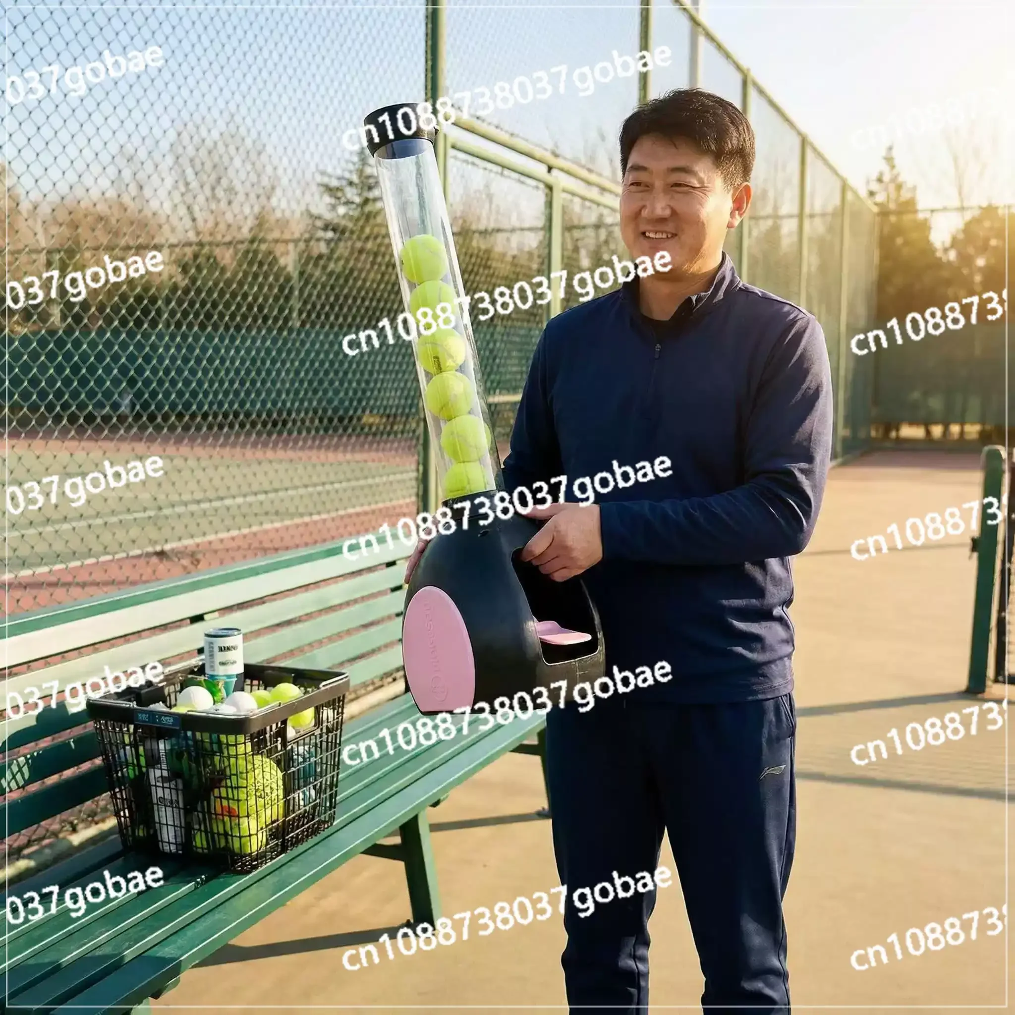 Automatic throwing tennis machine Tennis ball feeder with ball machine Tennis system