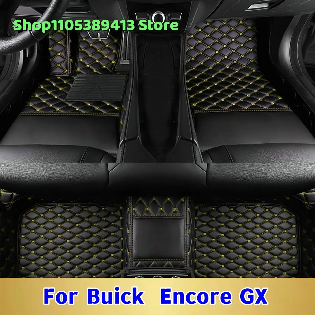 

Mats Carpets Leather Custom Car Floor Mats For Buick For Encore GX 2019 2020 2021 Car Mat Accessories
