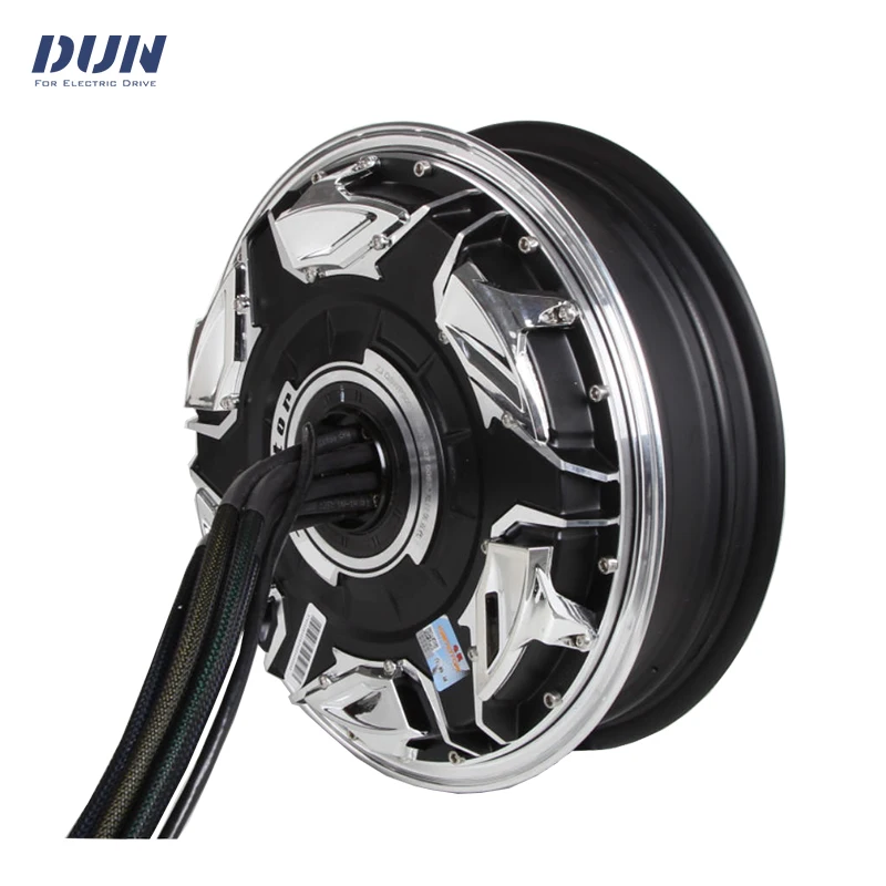 QS268 V5 12*3.5inch WP Racing Version Rated 20KW Peak 50KW Hub Electric In-Wheel QS Motorcycle Motor
