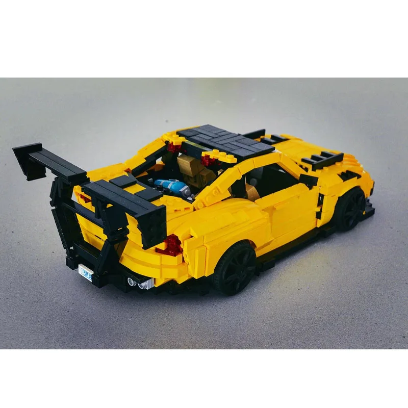 MOC-38065 Yellow Polestar 1 K.S. Edição, Assembleia Sports Car, Building Block Model, Children'sBirthday Presente, Toy Presente