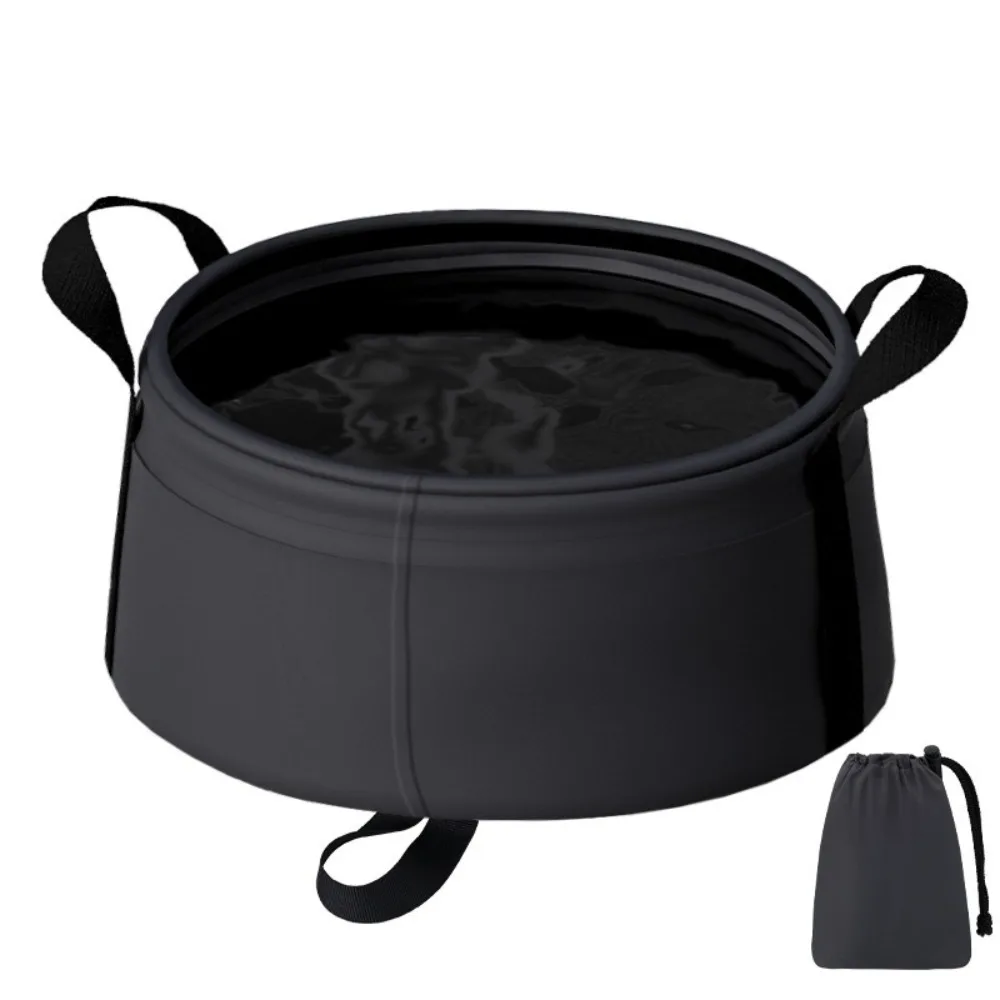 

Waterproof Folding Water Basin Large Capacity Reusable Portable Wash Basin Lightweight Collapsible Foldable Washbasin Basket