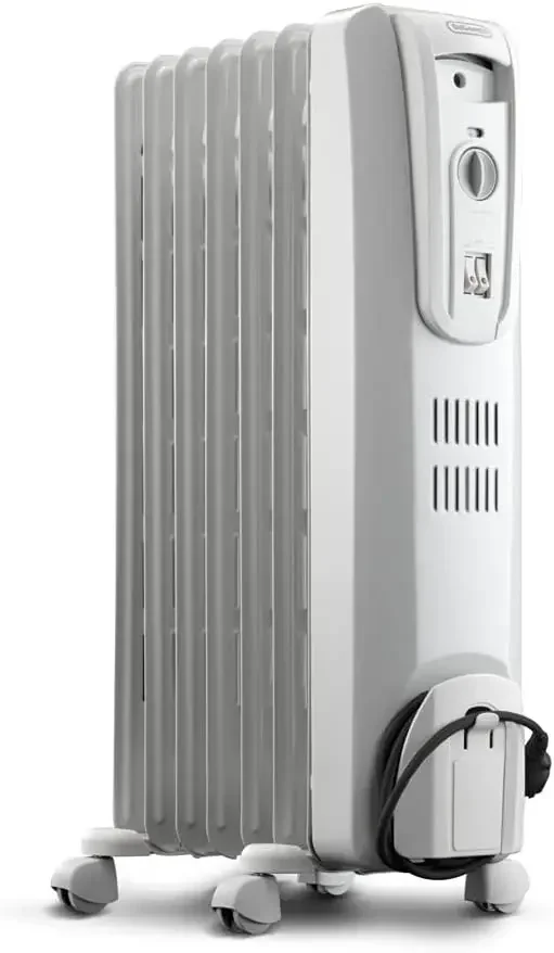 

Oil Filled Radiant Heater, 1500W Electric Space Heater - Quiet and Portable with Anti-Freeze Function & Safety Features, TRH0715