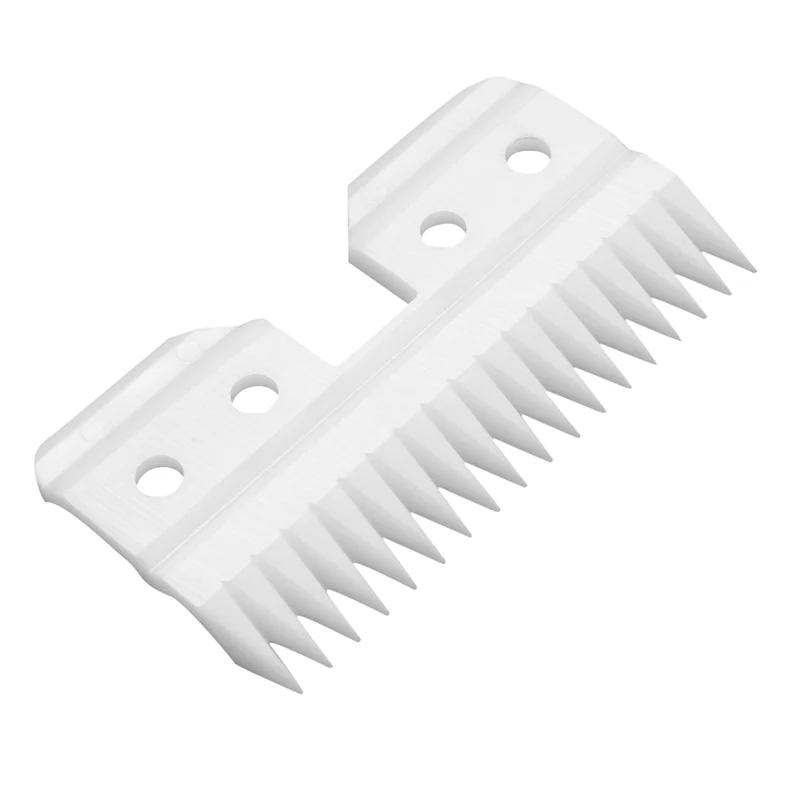 10 pçs/lote substituível cerâmica 18 dentes pet cerâmica clipper lâmina de corte para oster a5 série quente