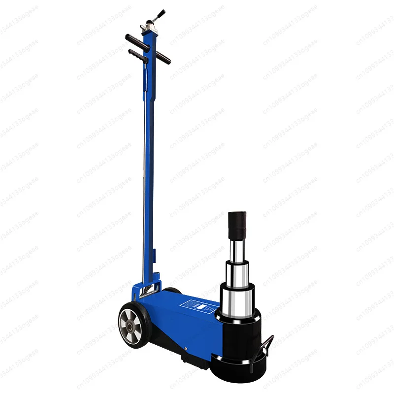 Heavy duty pneumatic hydraulic jack 100T cart truck maintenance jacking tool 30 tons horizontal jack