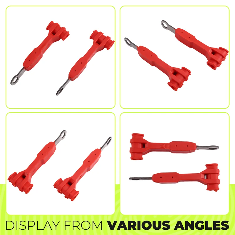 

Trending For JEEP Wrangler JK JL Unlimited 2/4 Doors Front Brake Line Anchor 1101255 Brake Hose Bracket Separator Red