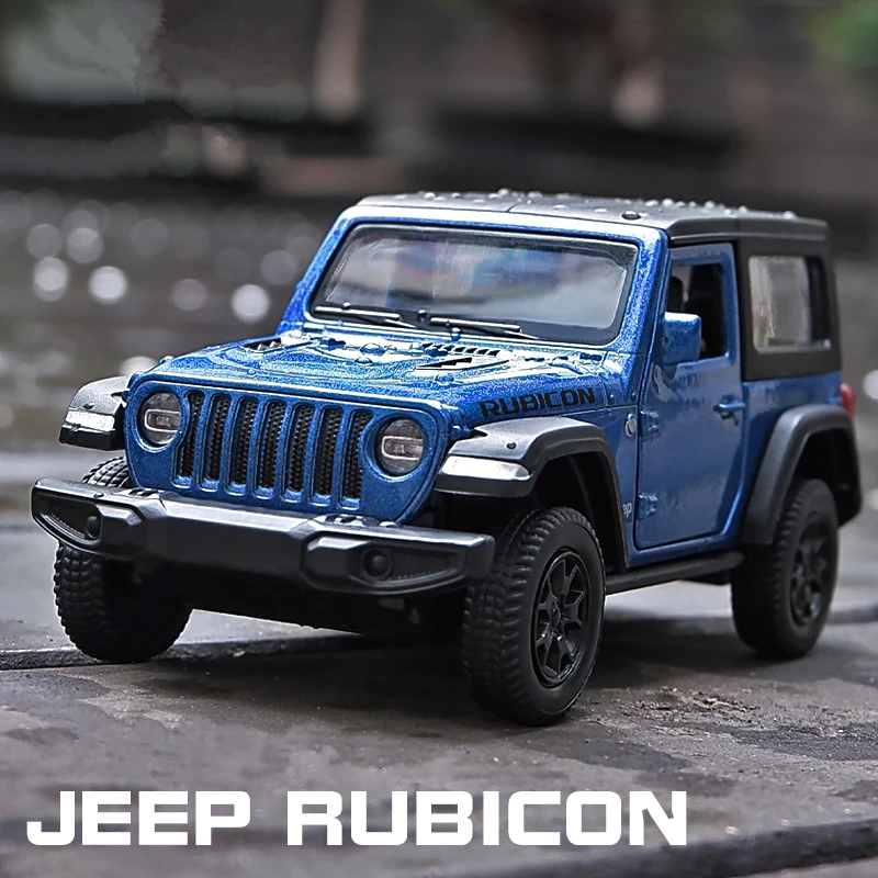 

1:36 Jeep Wrangler Rubicon Alloy Car Model Diecasts Metal Off-Road Vehicles Car Model Simulation Collection Childrens Toys Gifts