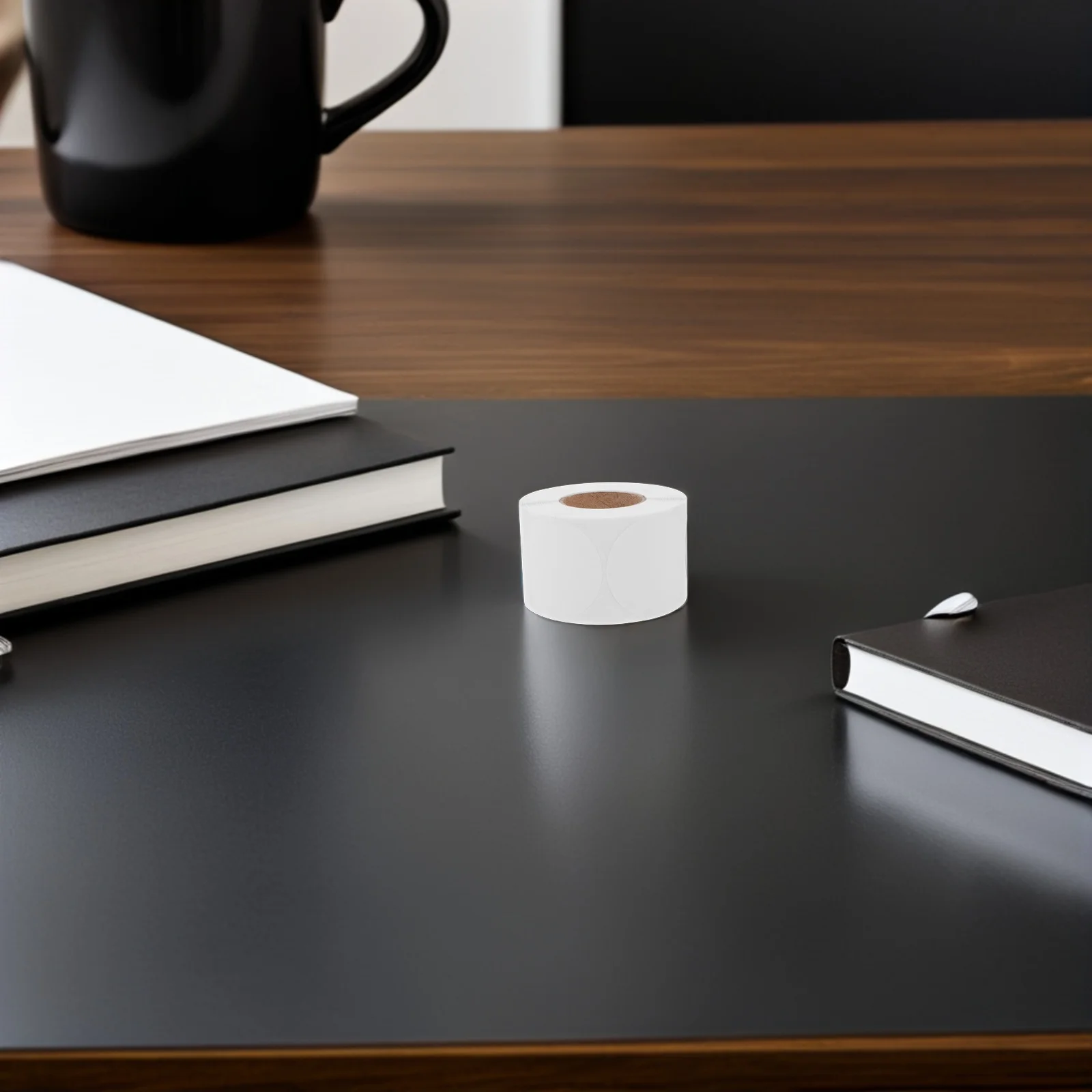 500 Etiquetas Adesivas Redondas Brancas para Selagem de Envelopes, Embalagens, Segurança, Codificação, Gestão de Inventário e Envio