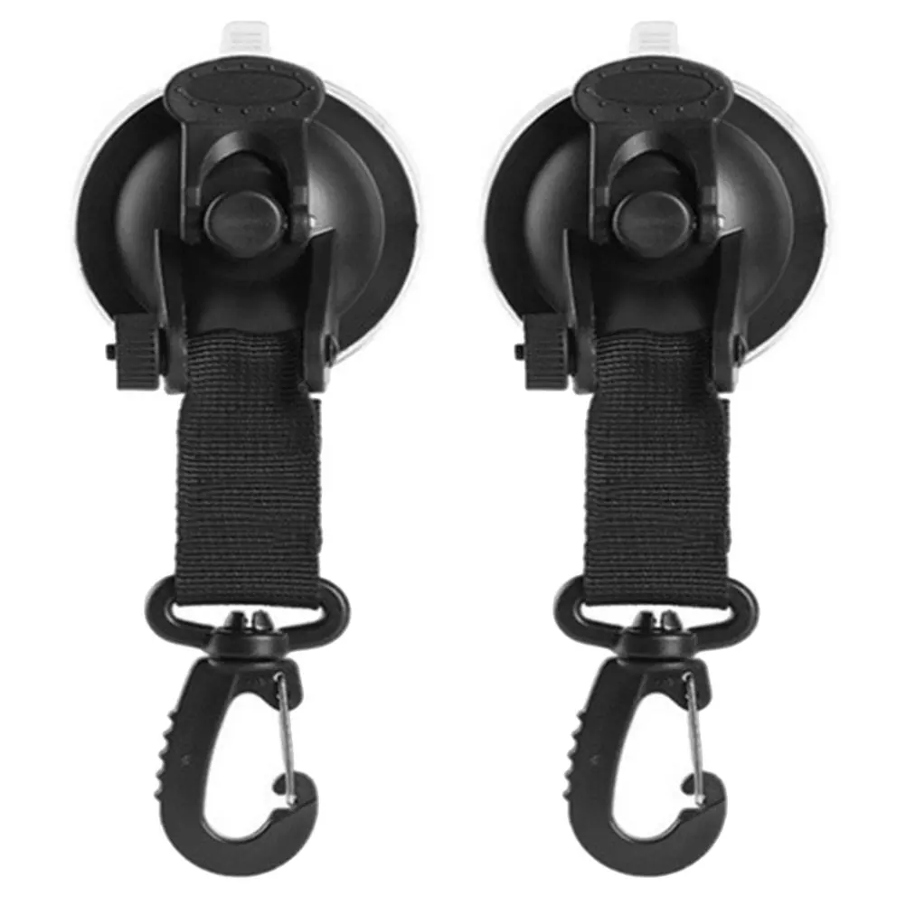 

2 Pcs Shower Suction Hangers Cup Hooks for Smooth Surface Bathroom Accessories Shower Glass Robe Tent Camping Hooks